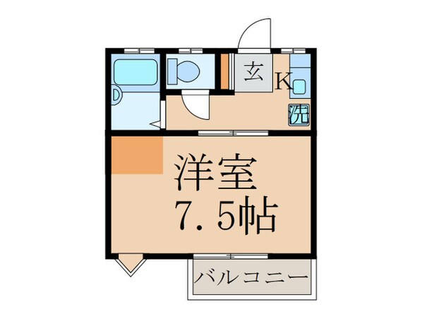 クロ－バ－ハイツの物件間取画像